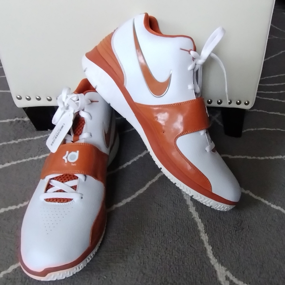Orange Kevin Durant Longhorn Shoes NEW Nike KD Zoom TEXAS